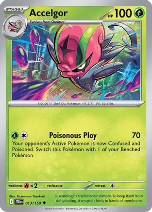 Accelgor (13) Reverse Holofoil - Journey Together