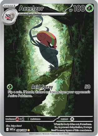 Accelgor (94) Holofoil - White Flare