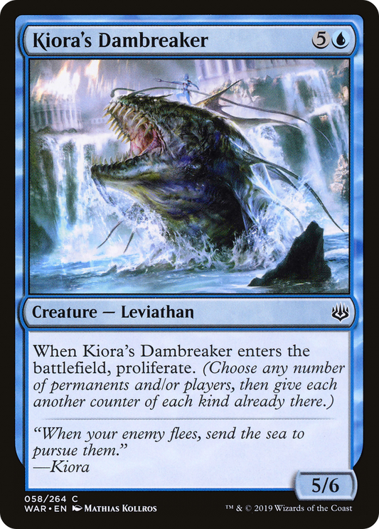 Kiora's Dambreaker [War of the Spark] Foil