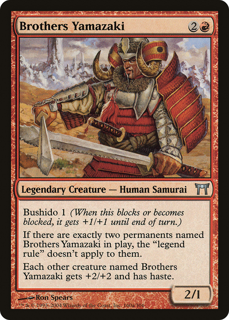 Brothers Yamazaki (160a/306) [Champions of Kamigawa] Foil
