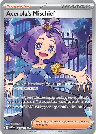 Acerola's Mischief (Full Art) (165) Holofoil - Mega Evolution