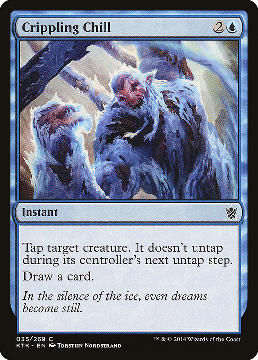 Crippling Chill [Khans of Tarkir] Foil