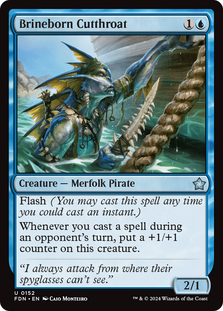 Brineborn Cutthroat [Foundations] Foil