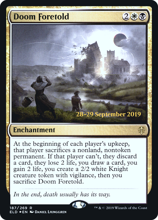 Doom Foretold [Throne of Eldraine Prerelease Promos]