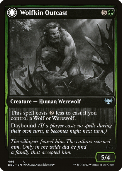 Wolfkin Outcast // Wedding Crasher [Innistrad: Double Feature]