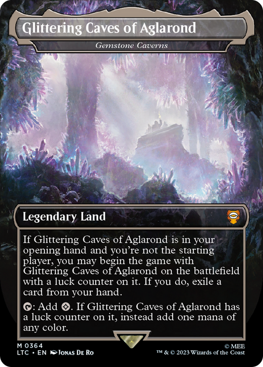 Glittering Caves of Aglarond - Gemstone Caverns [The Lord of the Rings: Tales of Middle-Earth Commander] Foil