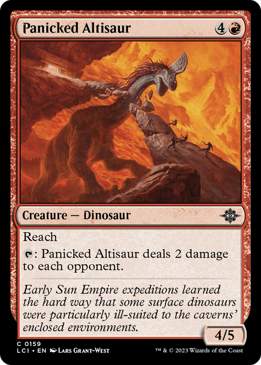Panicked Altisaur [The Lost Caverns of Ixalan] Foil