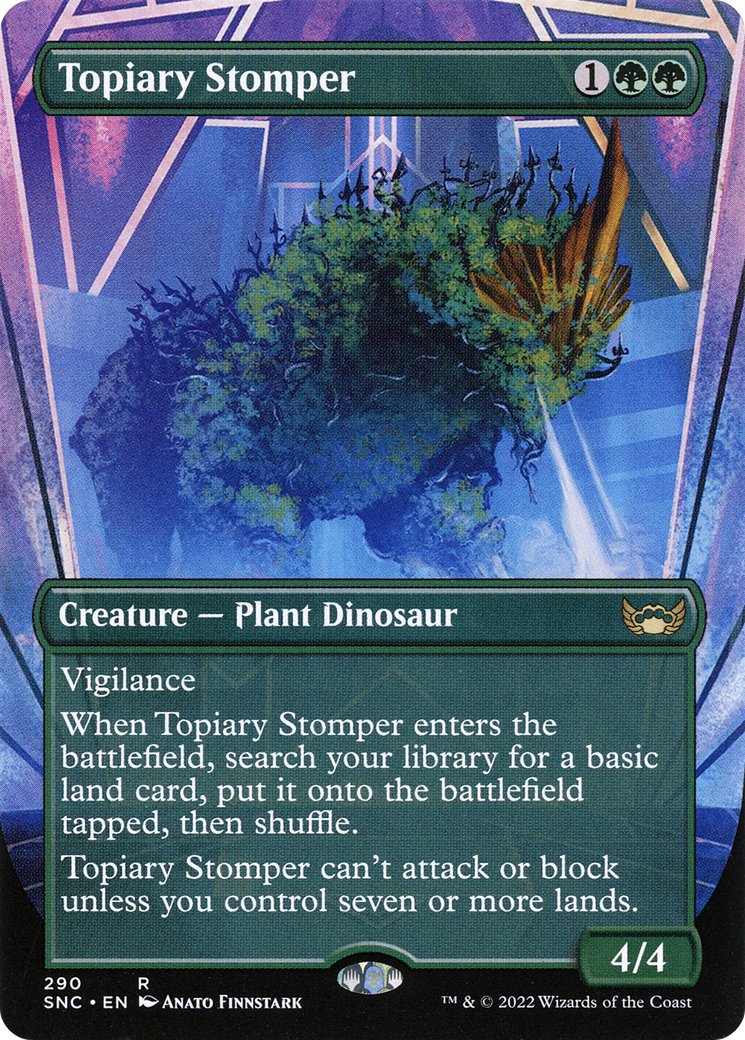 Topiary Stomper (290) Foil - Streets of New Capenna