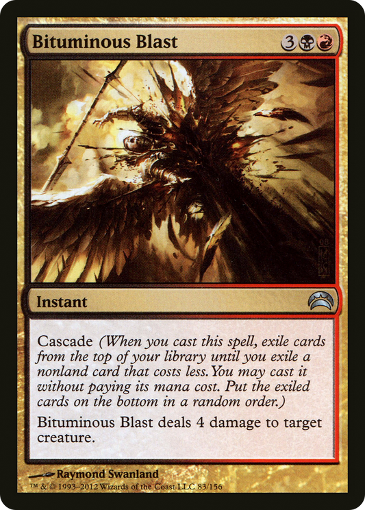 Bituminous Blast [Planechase 2012] Foil