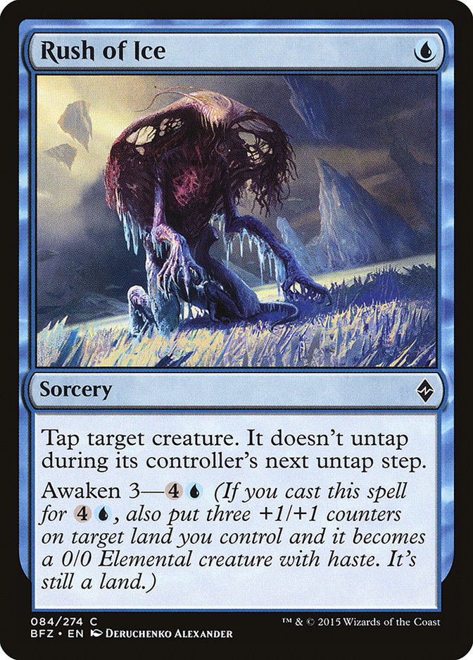 Rush of Ice [Battle for Zendikar] | Silver Goblin