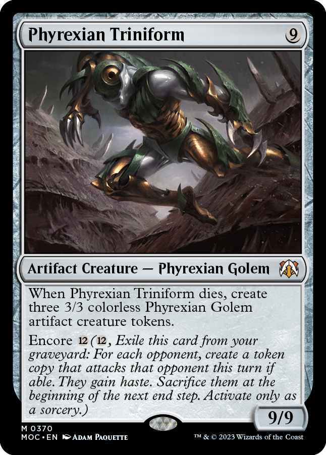 Phyrexian Triniform [March of the Machine Commander] | Silver Goblin