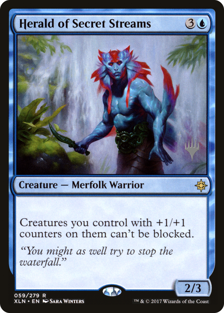 Herald of Secret Streams (Promo Pack) [Ixalan Promos] Foil