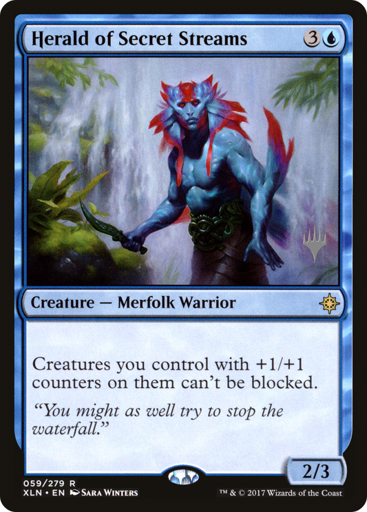 Herald of Secret Streams (Promo Pack) [Ixalan Promos] Foil