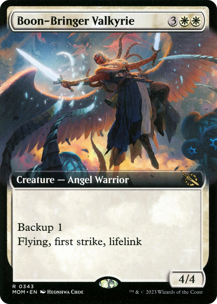 Boon-Bringer Valkyrie (Extended Art) [March of the Machine] | Silver Goblin