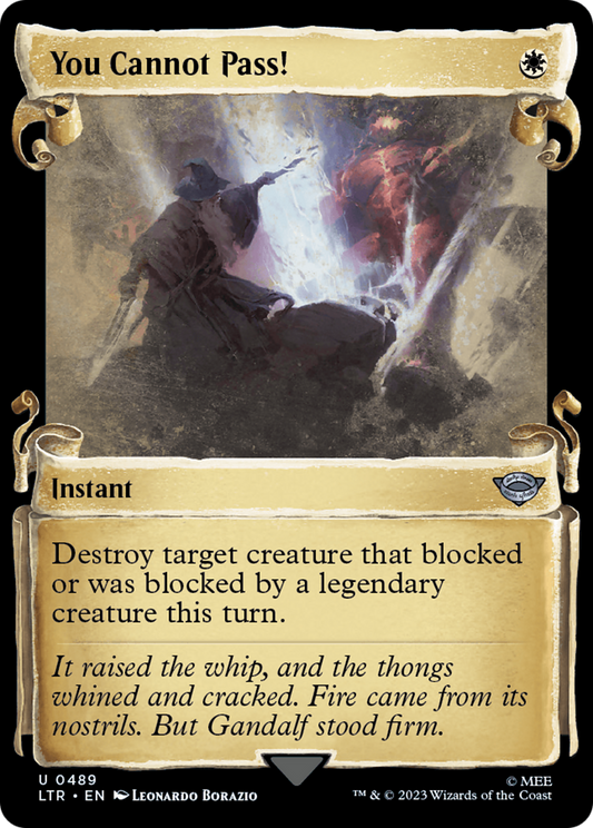 You Cannot Pass! [The Lord of the Rings: Tales of Middle-Earth Showcase Scrolls] Foil