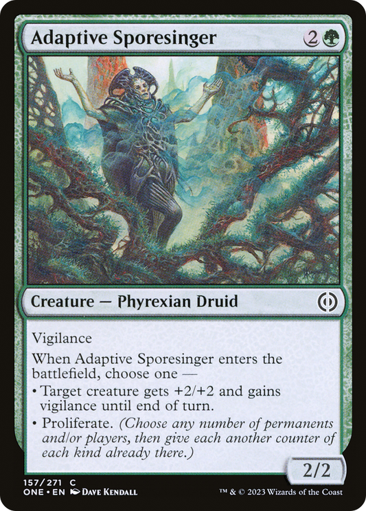 Adaptive Sporesinger (157) - Phyrexia: All Will Be One Foil