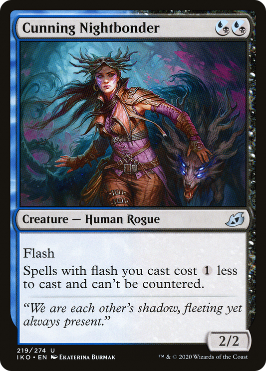 Cunning Nightbonder [Ikoria: Lair of Behemoths] Foil