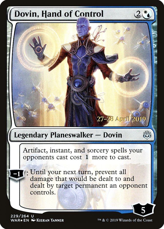 Dovin, Hand of Control [War of the Spark Prerelease Promos] | Silver Goblin