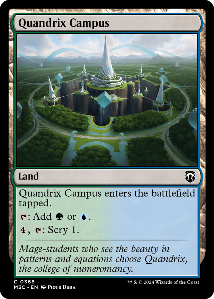 Quandrix Campus [Modern Horizons 3 Commander] | Silver Goblin