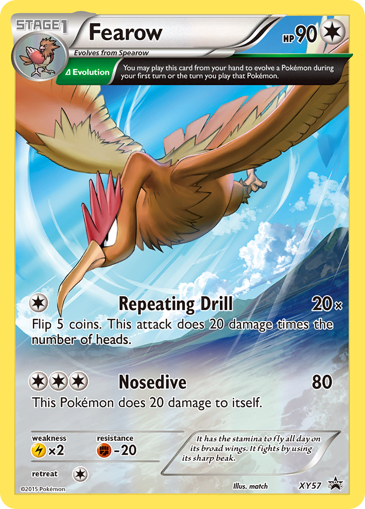 Fearow (XY57) [XY: Black Star Promos] | Silver Goblin