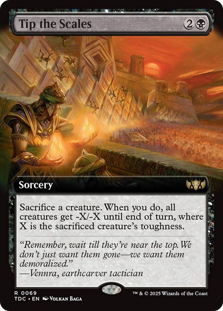 Tip the Scales (Extended Art) (069) - Commander: Tarkir: Dragonstorm