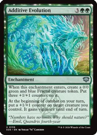 Additive Evolution (139) Foil - Secrets of Strixhaven