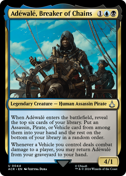 Adewale, Breaker of Chains (044) Foil - Assassin's Creed