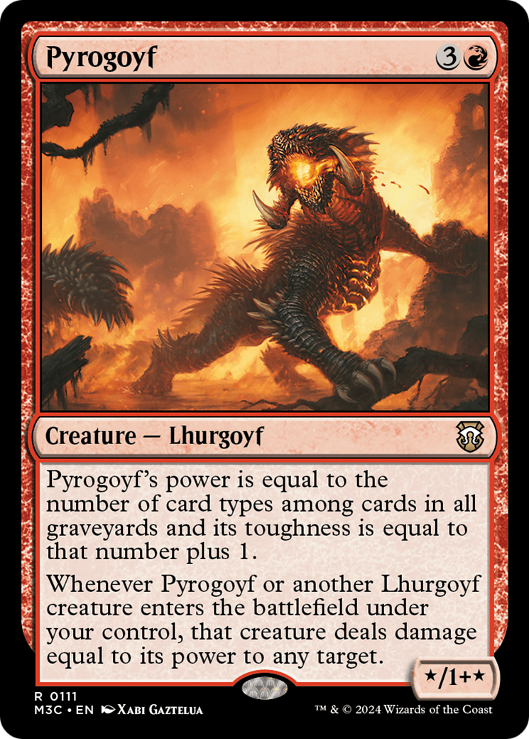 Pyrogoyf [Modern Horizons 3 Commander] | Silver Goblin