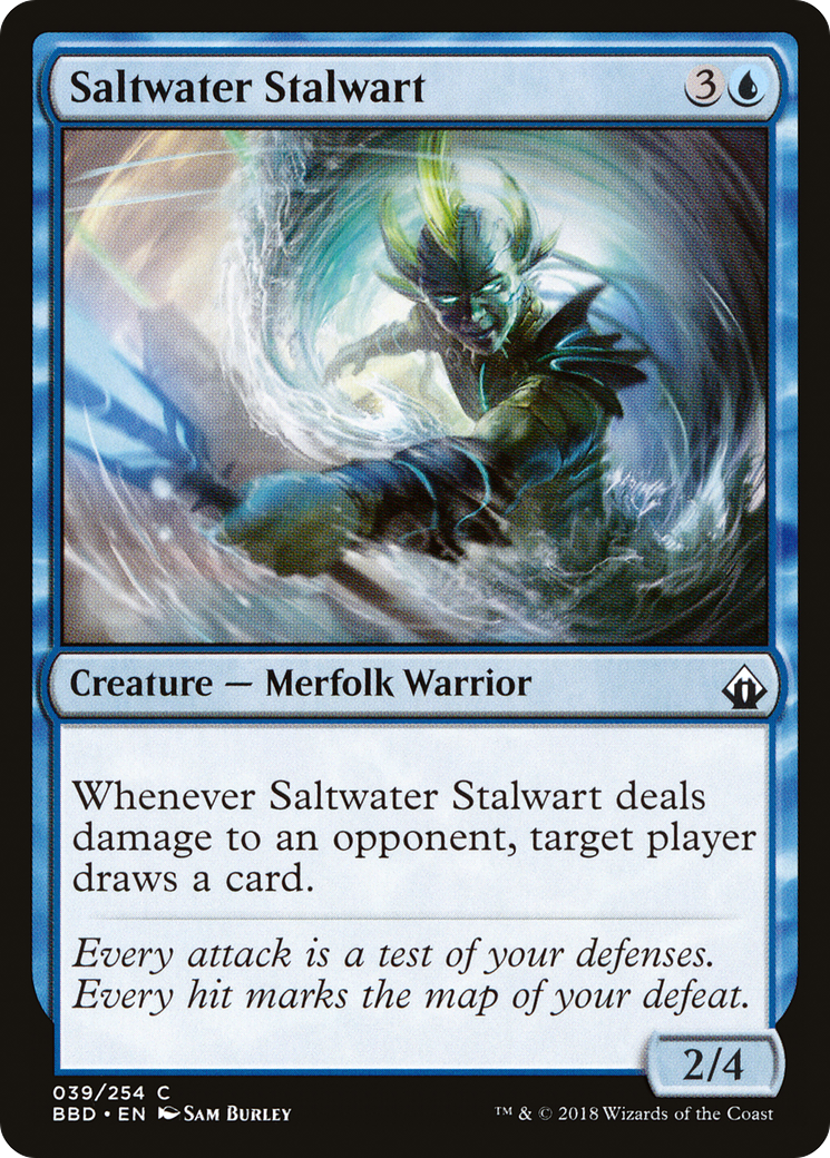 Saltwater Stalwart [Battlebond] | Silver Goblin