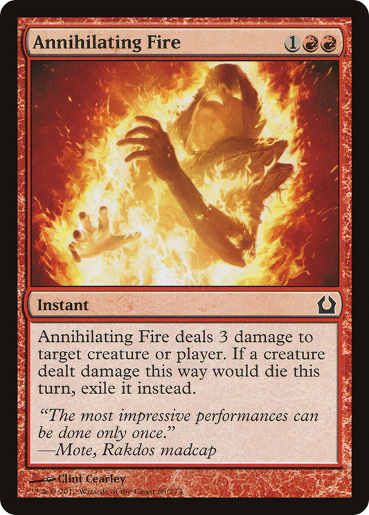 Annihilating Fire [Return to Ravnica] Foil