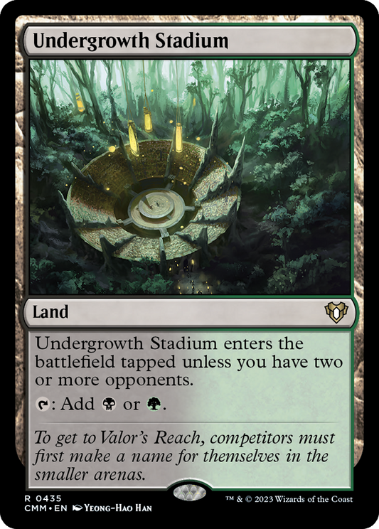 Undergrowth Stadium [Commander Masters] Foil