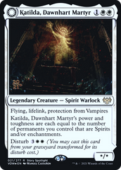 Katilda, Dawnhart Martyr // Katilda's Rising Dawn [Innistrad: Crimson Vow Prerelease Promos] | Silver Goblin