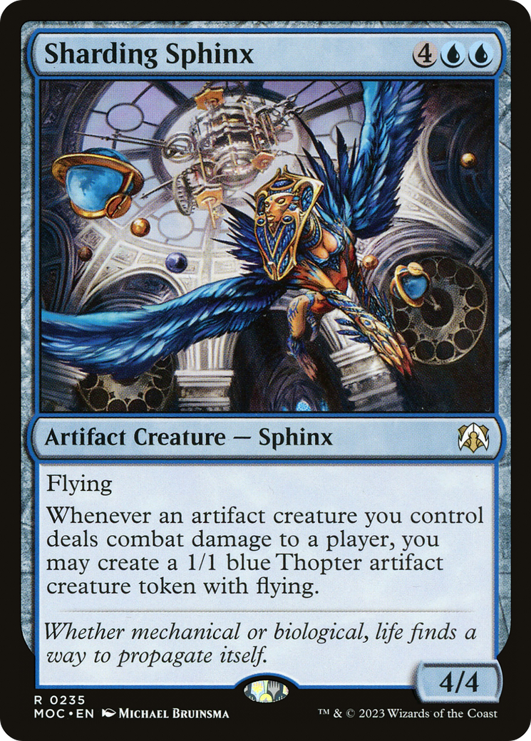Sharding Sphinx [March of the Machine Commander] | Silver Goblin