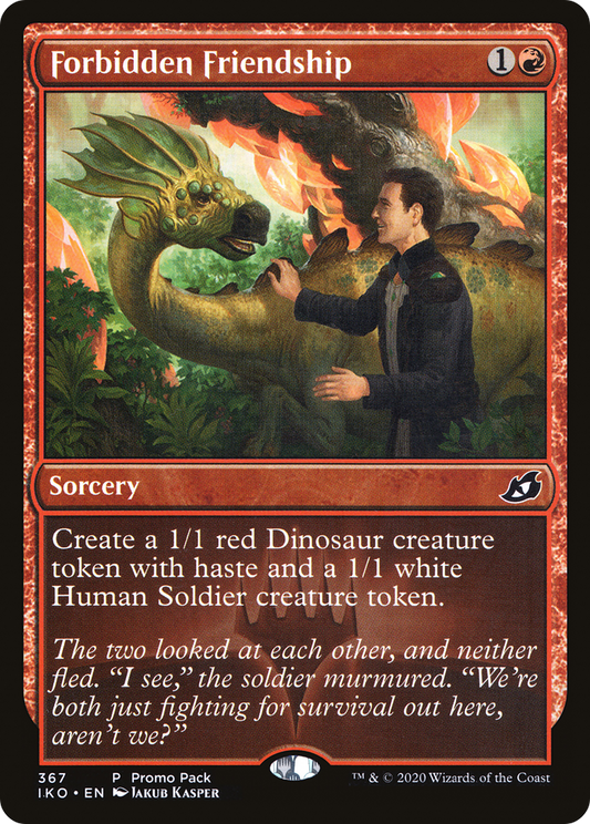 Forbidden Friendship (Promo Pack) [Ikoria: Lair of Behemoths Promos]