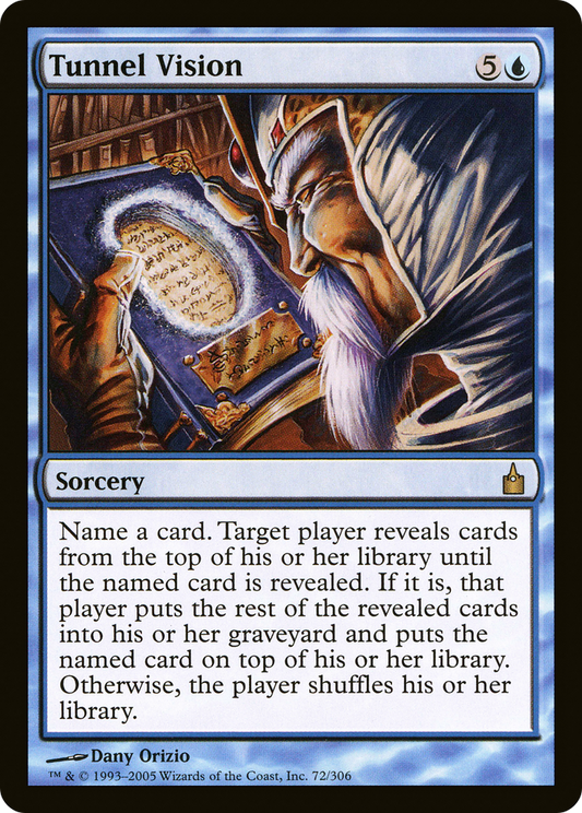 Tunnel Vision [Ravnica: City of Guilds] Foil