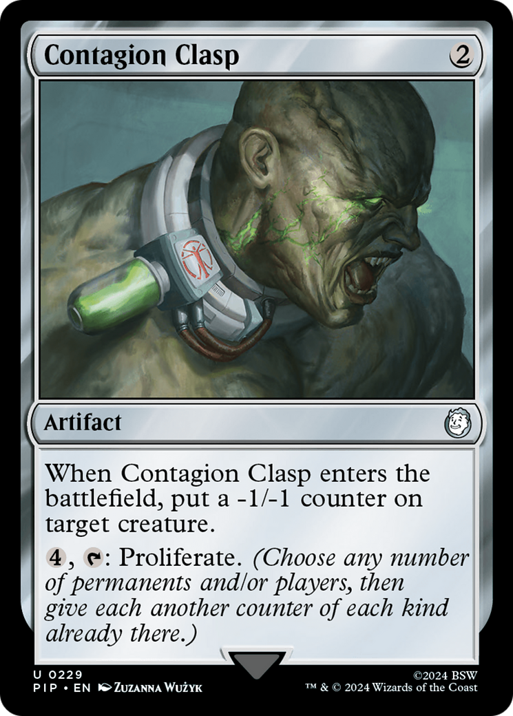 Contagion Clasp [Fallout] | Silver Goblin