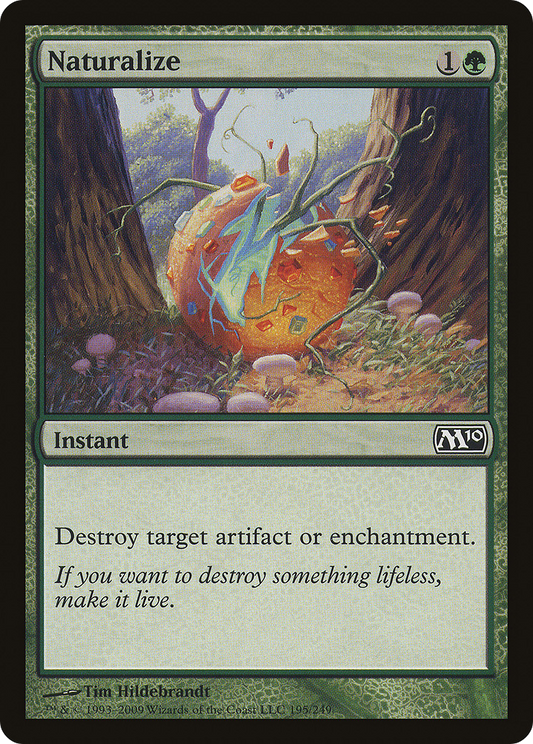 Naturalize [Magic 2010] Foil