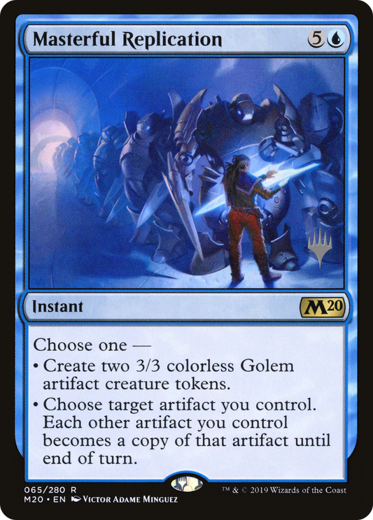 Masterful Replication (Promo Pack) [Core Set 2020 Promos] Foil