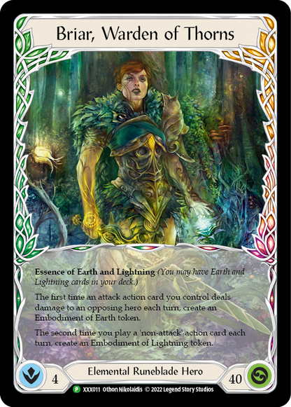 Briar // Briar, Warden of Thorns (XXX011/XXX012)  - Flesh and Blood: Promo Cards