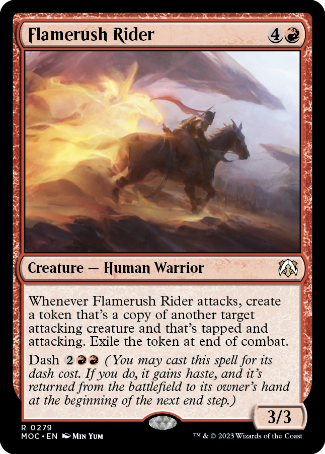 Flamerush Rider [March of the Machine Commander] | Silver Goblin