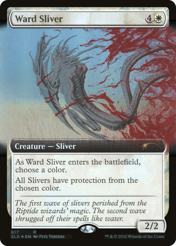 Ward Sliver (Extended Art) [Secret Lair Drop Promos] | Silver Goblin