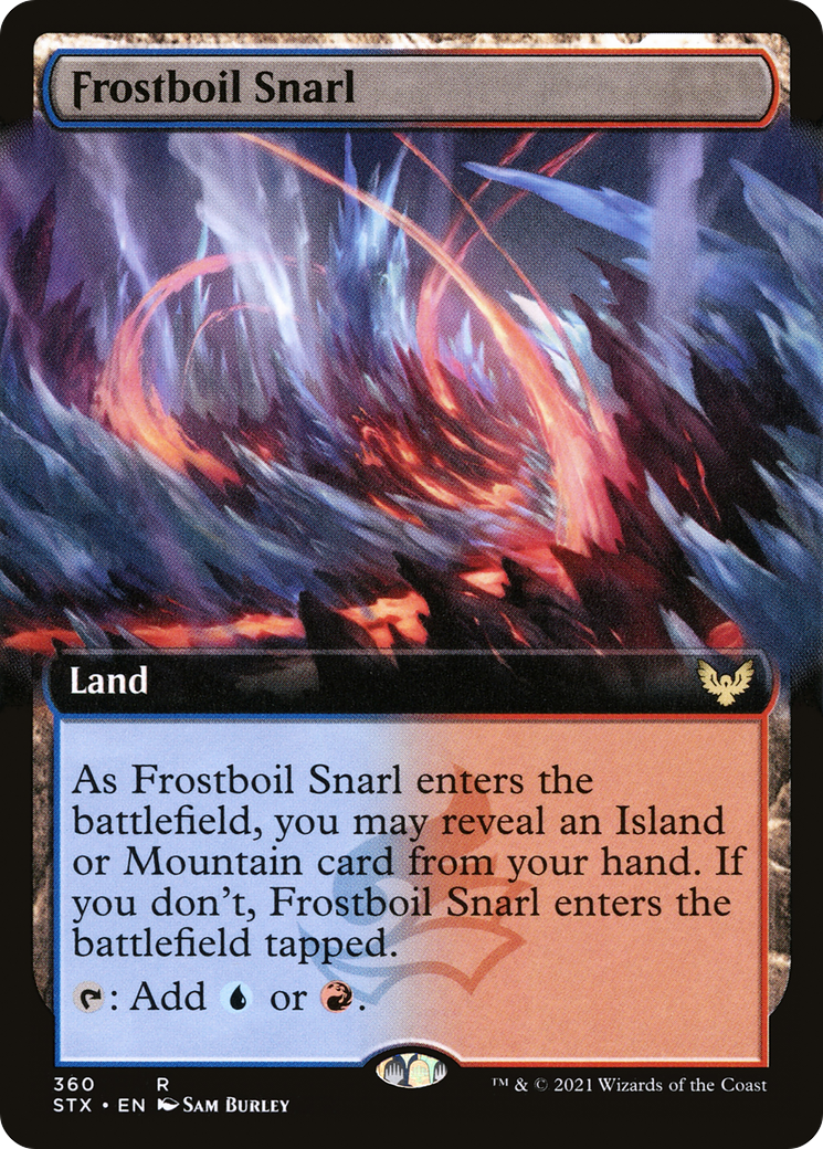 Frostboil Snarl (Extended Art) [Strixhaven: School of Mages]