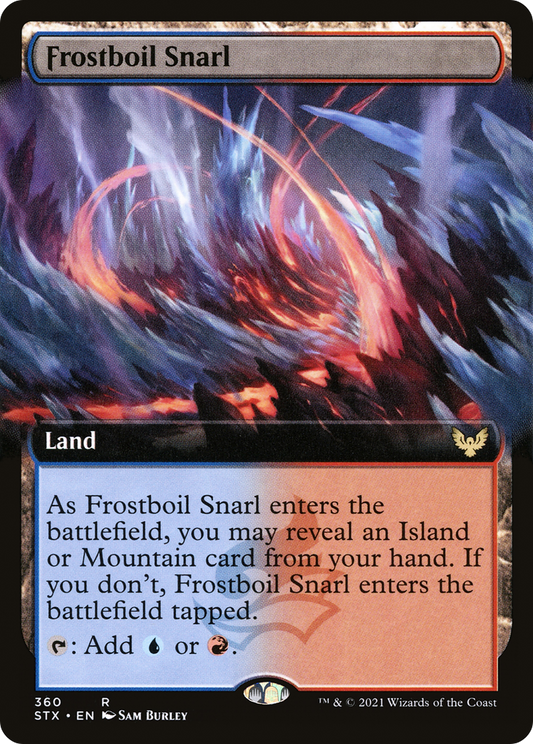 Frostboil Snarl (Extended Art) [Strixhaven: School of Mages]