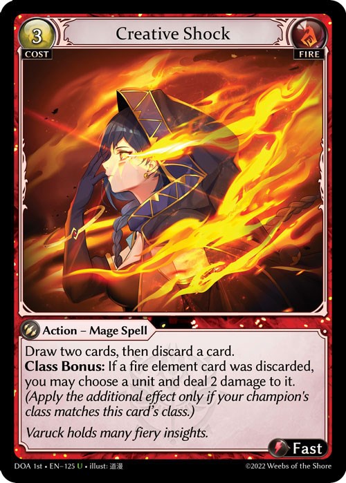 Creative Shock (125) [Dawn of Ashes: 1st Edition] Foil