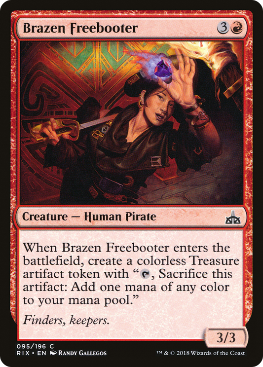 Brazen Freebooter [Rivals of Ixalan] Foil