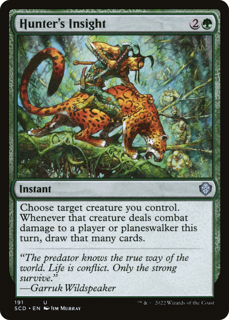 Hunter's Insight [Starter Commander Decks] | Silver Goblin