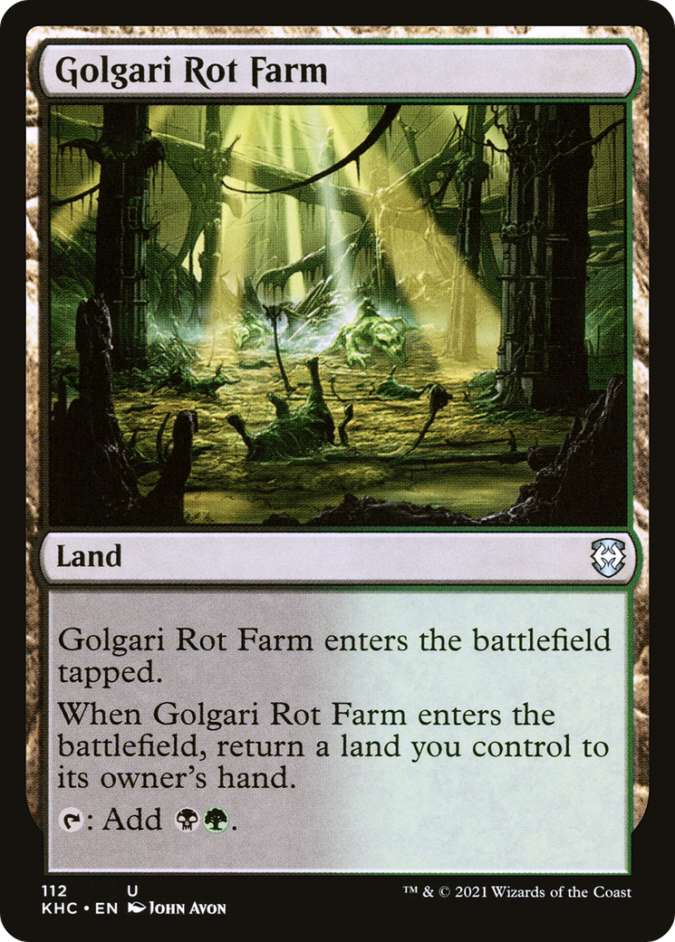 Golgari Rot Farm [Kaldheim Commander]