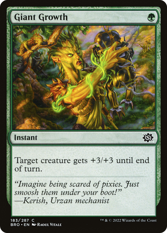 Giant Growth [The Brothers' War] Foil