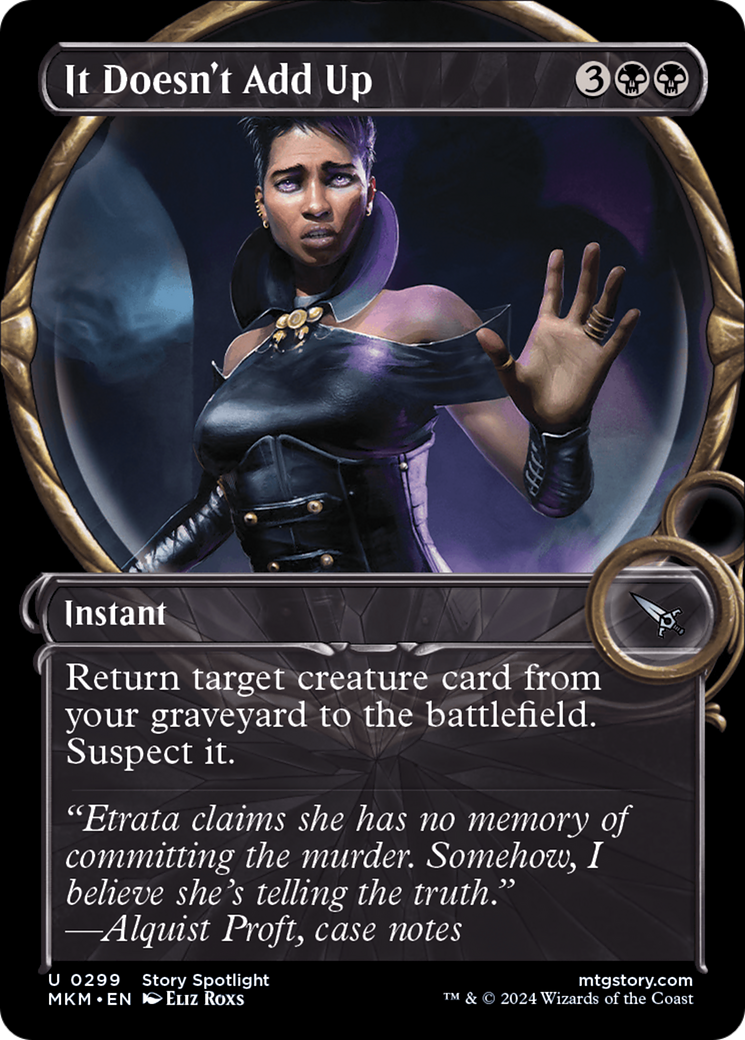 It Doesn't Add Up (Showcase) [Murders at Karlov Manor] Foil