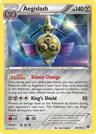 Aegislash (86) Reverse Holofoil - XY Base Set